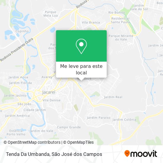 Tenda Da Umbanda mapa