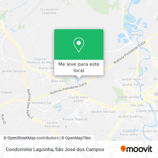 Condomínio Lagoinha mapa