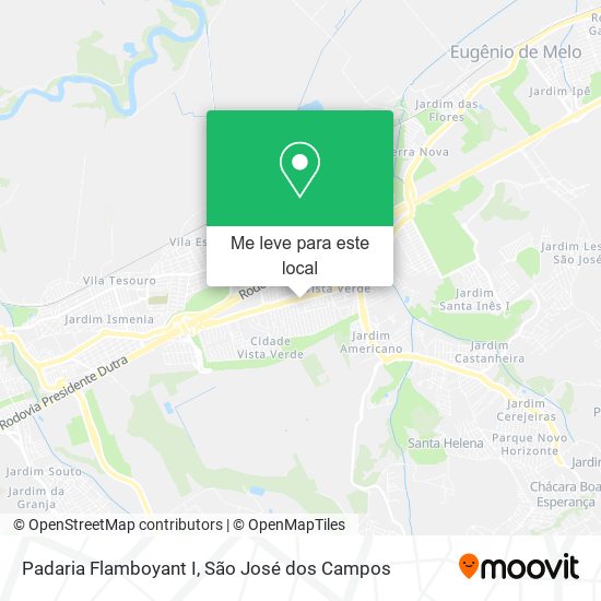 Padaria Flamboyant I mapa
