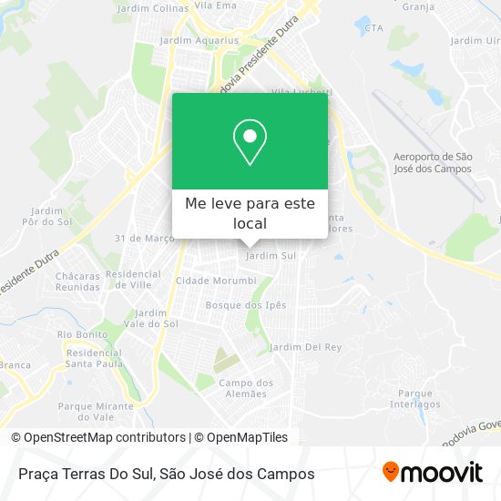 Praça Terras Do Sul mapa