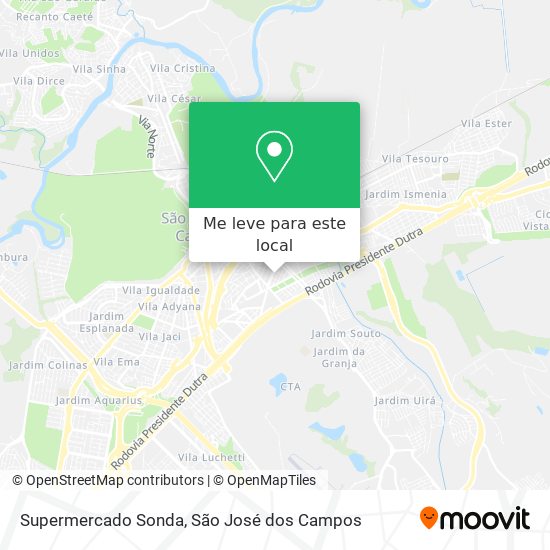 Supermercado Sonda mapa