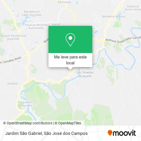 Jardim São Gabriel mapa