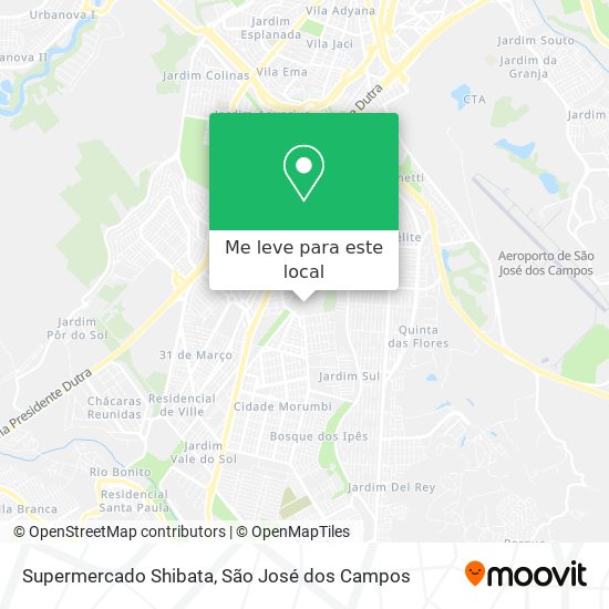 Supermercado Shibata mapa