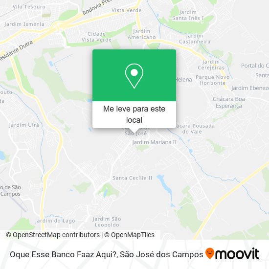 Oque Esse Banco Faaz Aqui? mapa