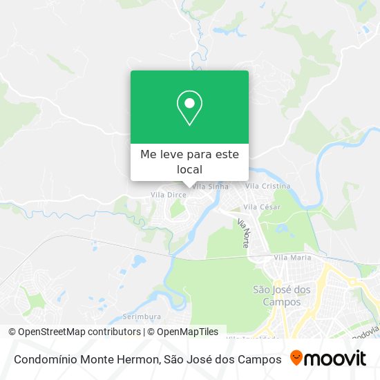 Condomínio Monte Hermon mapa