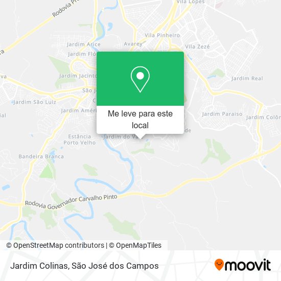 Jardim Colinas mapa