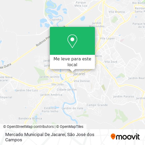 Mercado Municipal De Jacareí mapa
