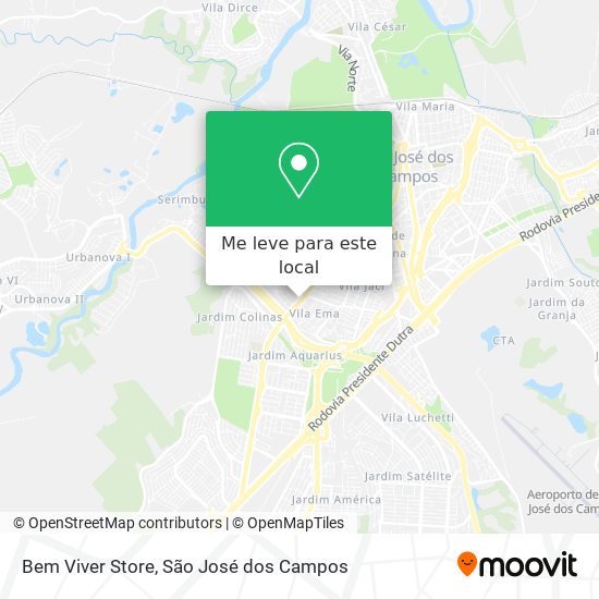 Bem Viver Store mapa