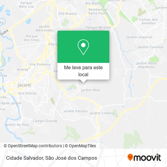 Cidade Salvador mapa