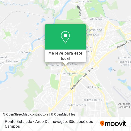 Ponte Estaiada - Arco Da Inovação mapa