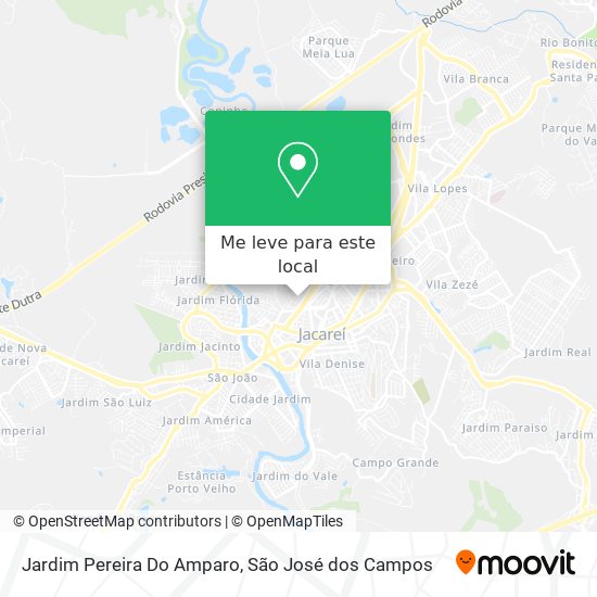Jardim Pereira Do Amparo mapa
