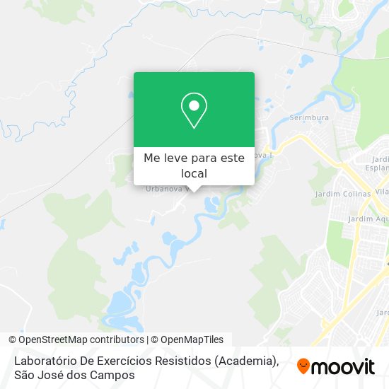 Laboratório De Exercícios Resistidos (Academia) mapa