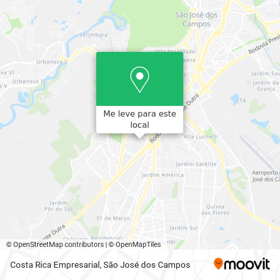 Costa Rica Empresarial mapa