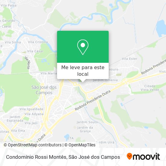 Condomínio Rossi Montês mapa