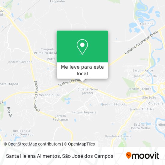 Santa Helena Alimentos mapa
