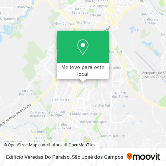 Edifício Veredas Do Paraíso mapa