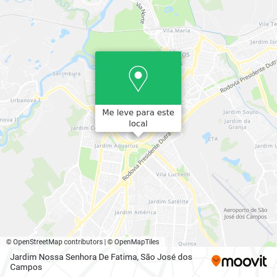 Jardim Nossa Senhora De Fatima mapa