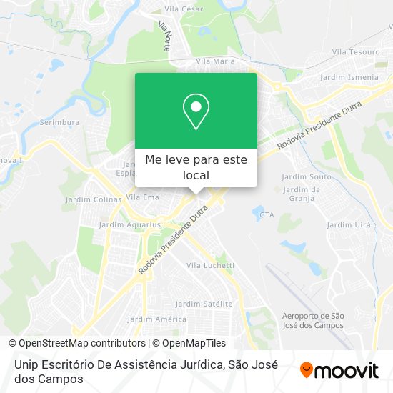 Unip Escritório De Assistência Jurídica mapa