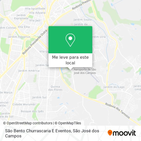 São Bento Churrascaria E Eventos mapa
