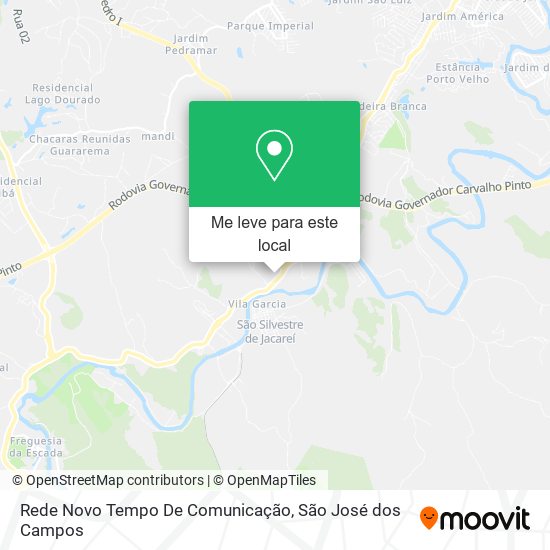 Rede Novo Tempo De Comunicação mapa