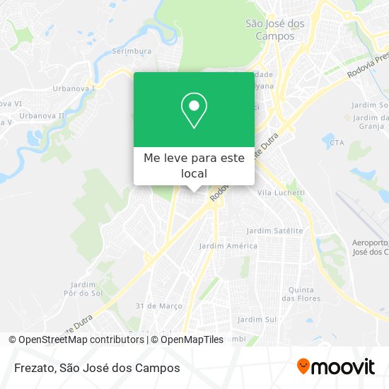 Frezato mapa