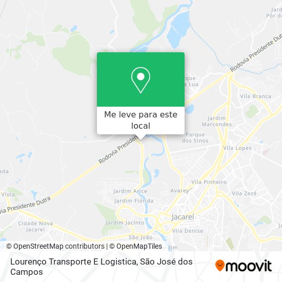 Lourenço Transporte E Logistica mapa