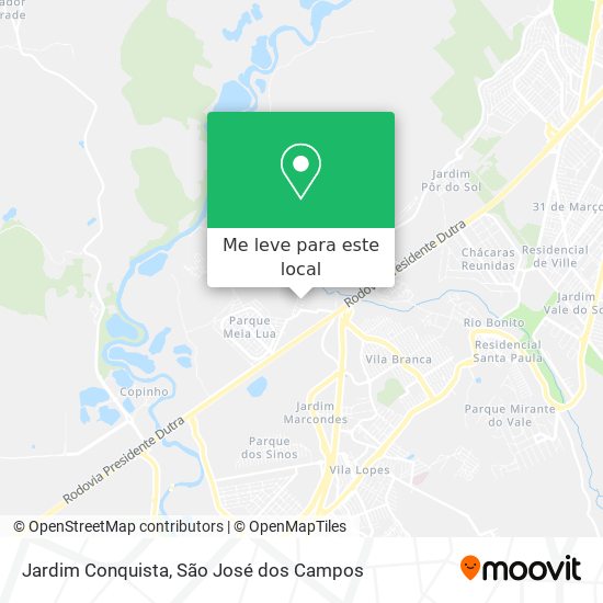 Jardim Conquista mapa