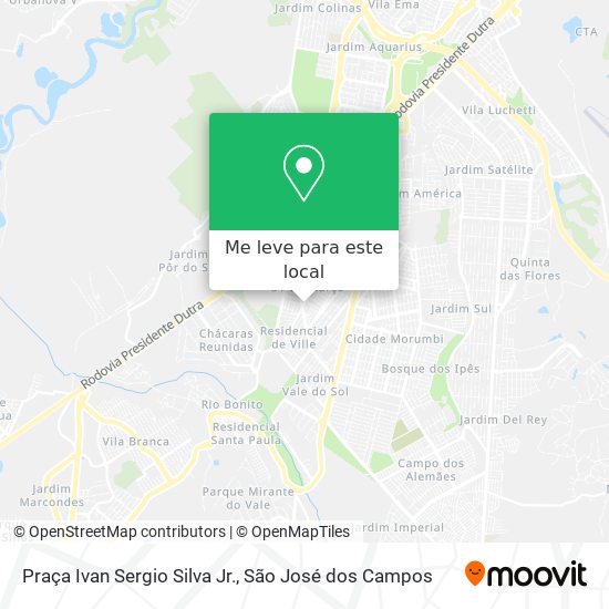 Praça Ivan Sergio Silva Jr. mapa