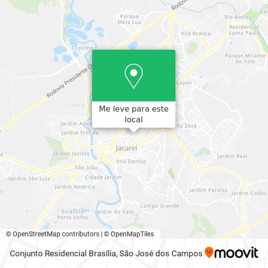Conjunto Residencial Brasília mapa