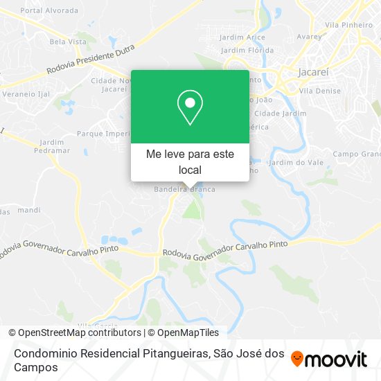 Condominio Residencial Pitangueiras mapa