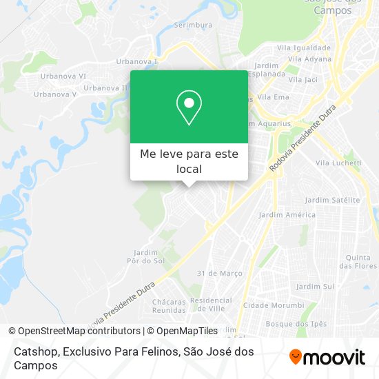 Catshop, Exclusivo Para Felinos mapa