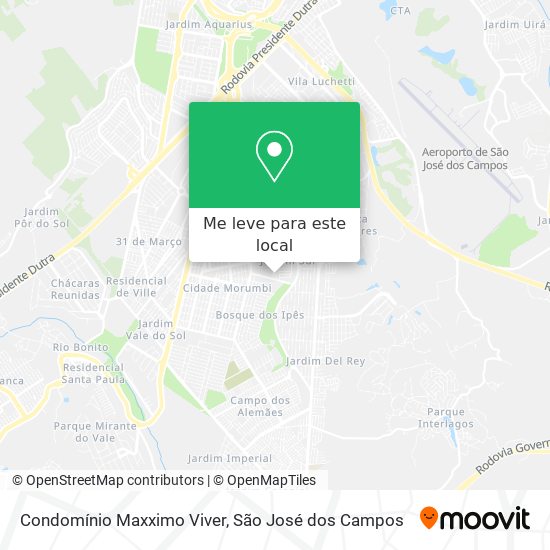 Condomínio Maxximo Viver mapa