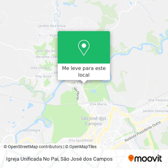 Igreja Unificada No Pai mapa