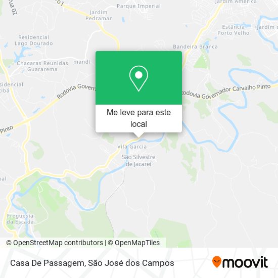 Casa De Passagem mapa