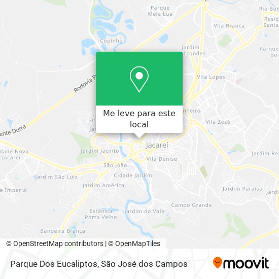 Parque Dos Eucaliptos mapa