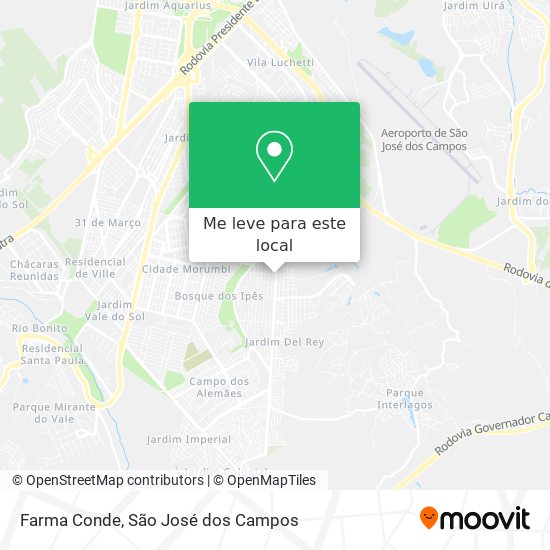 Farma Conde mapa