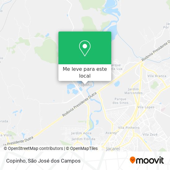 Copinho mapa