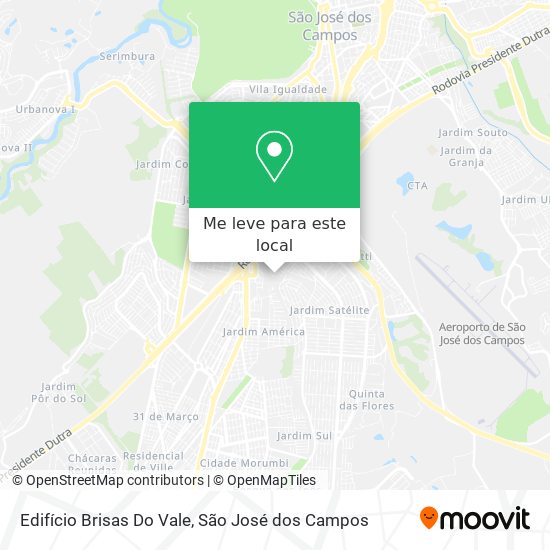 Edifício Brisas Do Vale mapa