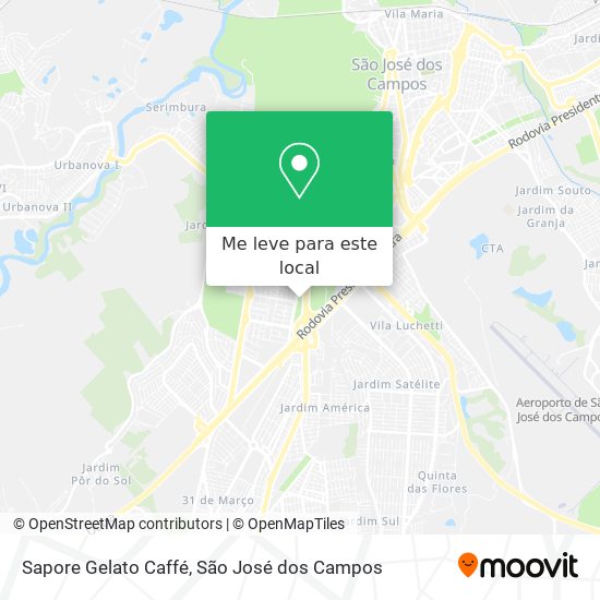 Sapore Gelato Caffé mapa