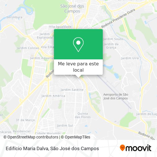 Edifício Maria Dalva mapa