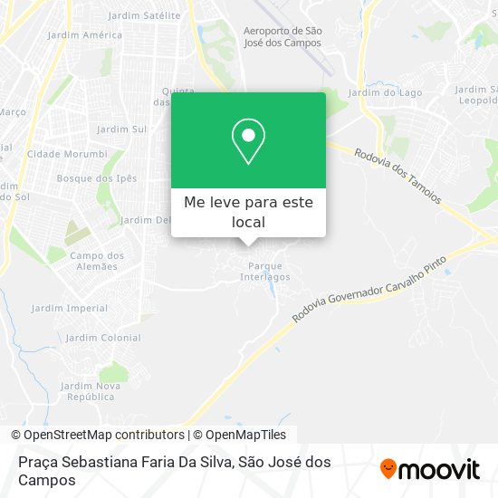 Praça Sebastiana Faria Da Silva mapa