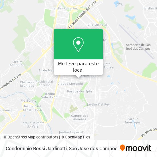 Condomínio Rossi Jardinatti mapa