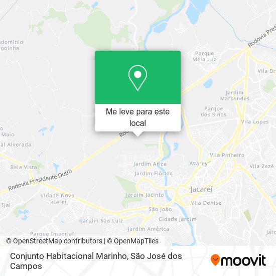 Conjunto Habitacional Marinho mapa