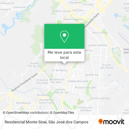 Residencial Monte Sinai mapa
