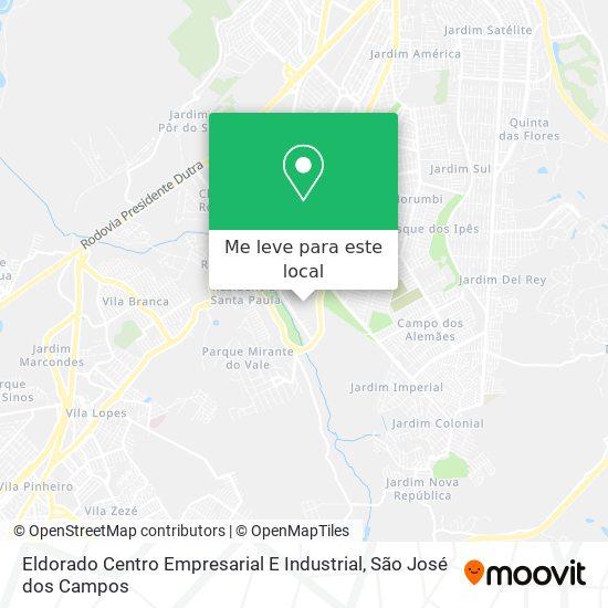 Eldorado Centro Empresarial E Industrial mapa
