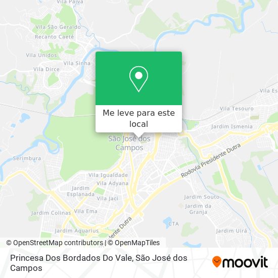 Princesa Dos Bordados Do Vale mapa