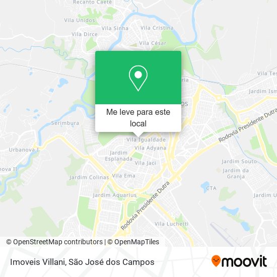 Imoveis Villani mapa