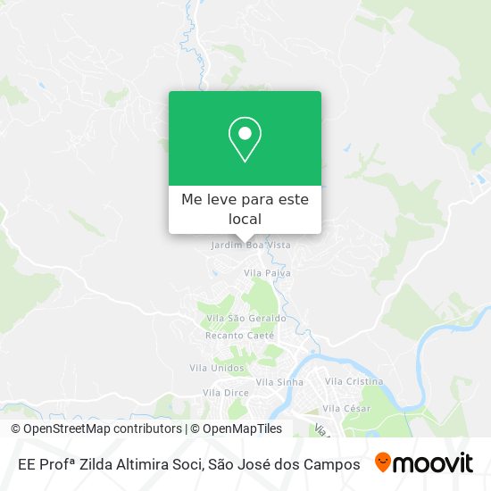 EE Profª Zilda Altimira Soci mapa