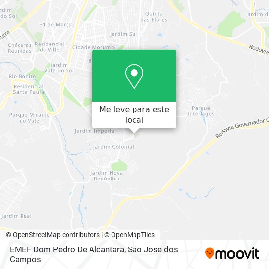 EMEF Dom Pedro De Alcântara mapa