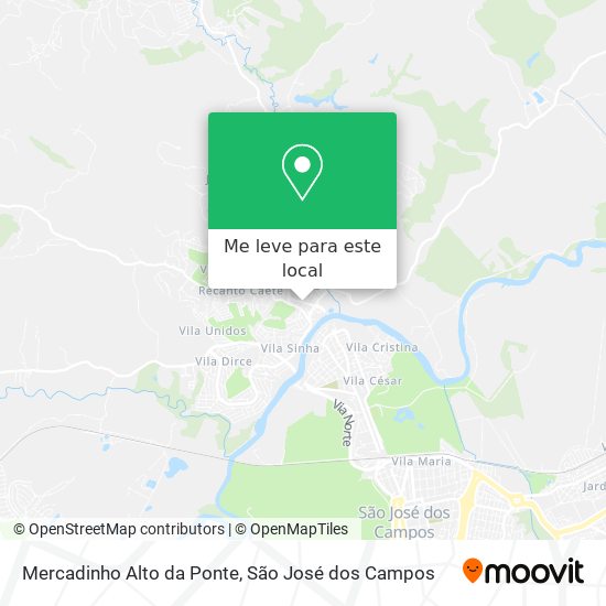 Mercadinho Alto da Ponte mapa